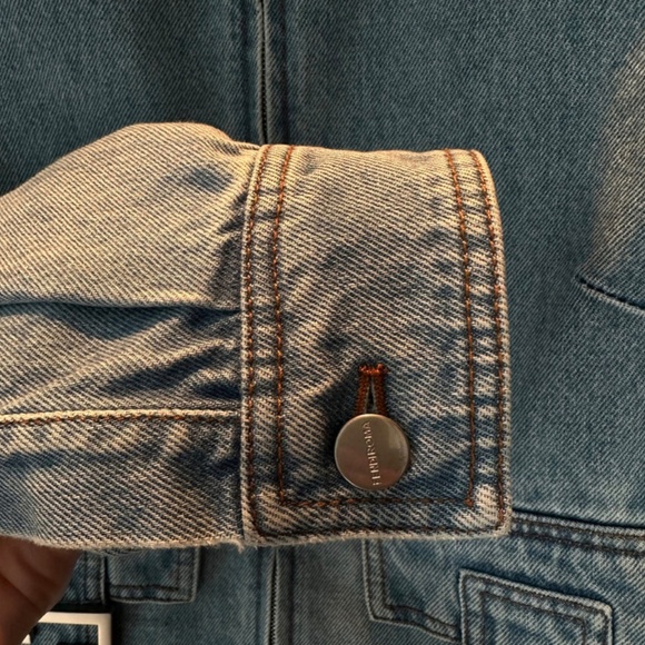 Authentic Fendi Perfect Baguette Denim Jacket Size IT36 - Picture 8 of 14